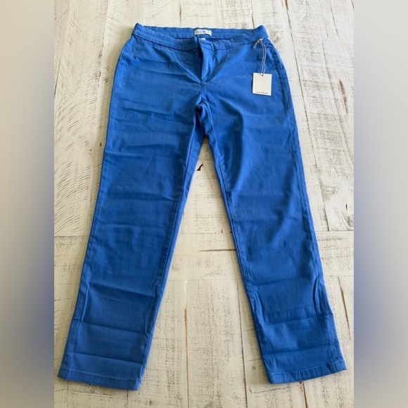 Lila Ryan Size 8p French Blue Trouser all over stretch Ankle -NWT - Petite - Picture 7 of 7
